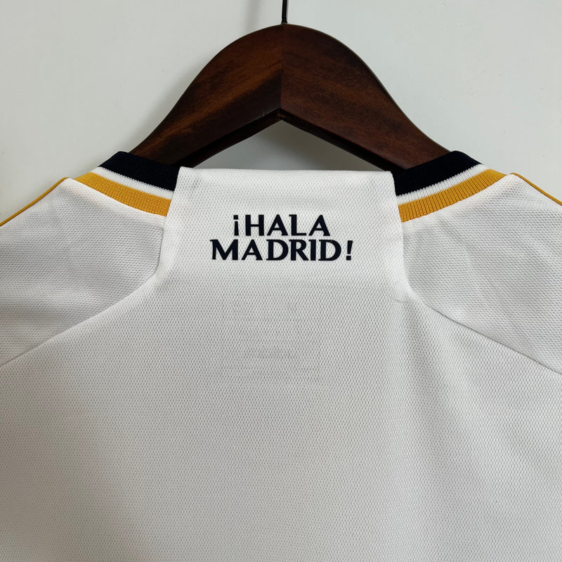 CAMISOLA REAL MADRID I 23/24 homem - FINAL CHAMPIONS COM PATCHS