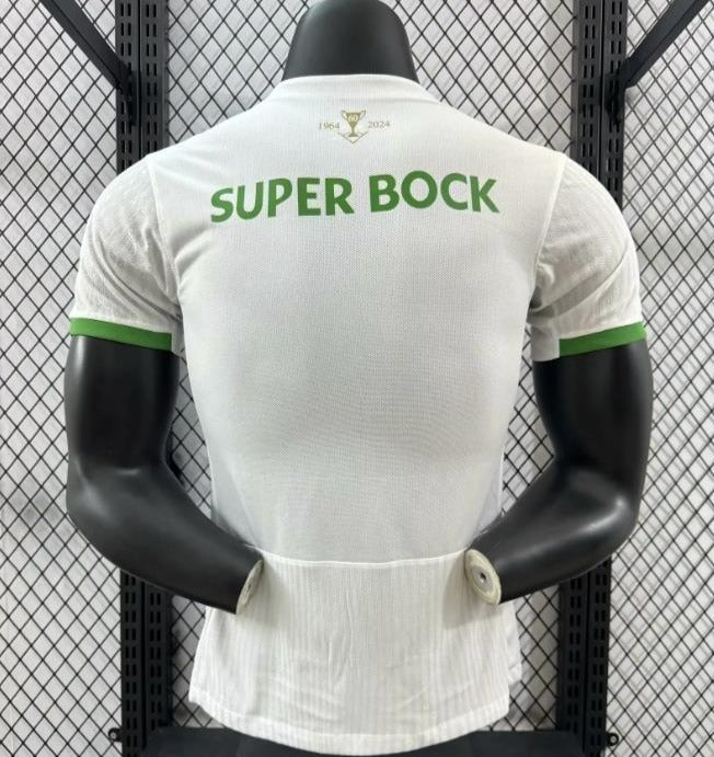 CAMISOLA SPORTING LISBOA II EDIÇÃO Taça das Taças 24/25 homem (VERSÃO JOGADOR)